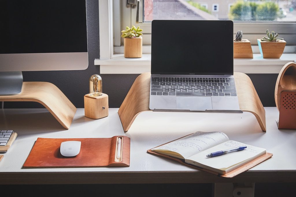 A laptop computer ready to begin each step of the home loan process